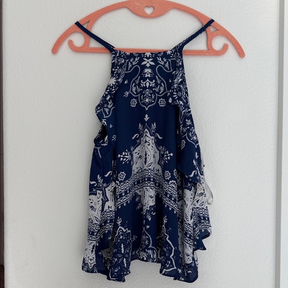 Lovers + Friends Tops - Lovers + Friends Navy Sleeveless Top